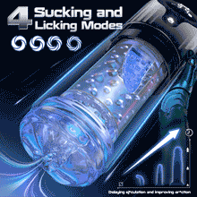 Load image into Gallery viewer, 9 Rotating &amp; 4 Suction &amp; Licking Pocket Pussy One-Touch Boost Automatic Male Masturbator