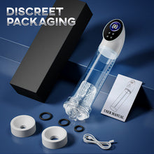 Load image into Gallery viewer, Arthur-6 Smart Suction Enlargement Pump with Transparent Sleeve,Includes 2 Silicone Sleeves &amp; 3 Delay Rings