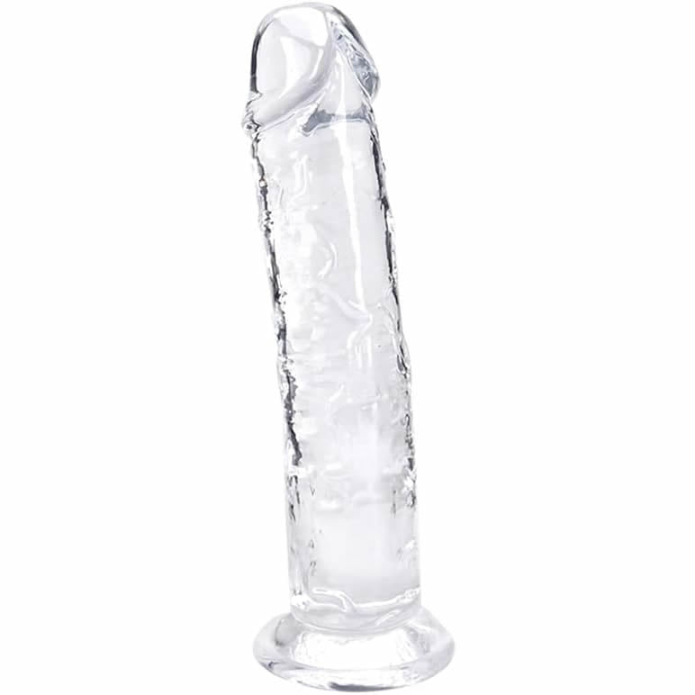 18cm Kleiner Penis Dildo für Frauen, Weicher Realistischer Anfänger Sexspielzeug Gelee Dildo mit Sauger für Damen Paare Erwachsene Sex Spielzeug & Spiele