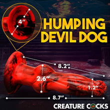 Load image into Gallery viewer, Hell Wolf Thrusting and Vibrating Silicone Dildo