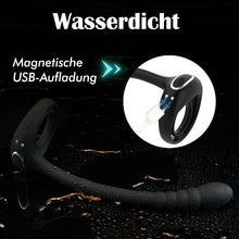 Load image into Gallery viewer, 3 in 1 Prostata Penisringe Analvibratoren mit 10 Vibrationsmodi