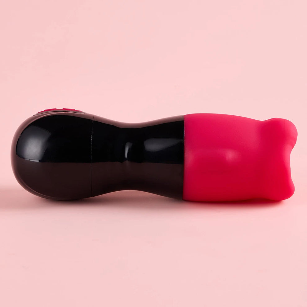BeadGrip Licker Male Masturbator with Licking & Vibration