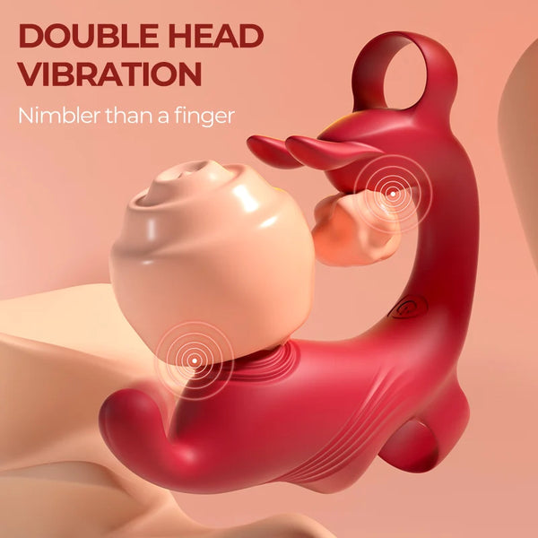 Rabbit-Fingervibrator für Frauen – Stimulator für Brustwarzen, Klitoris und G-Punkt für Paare